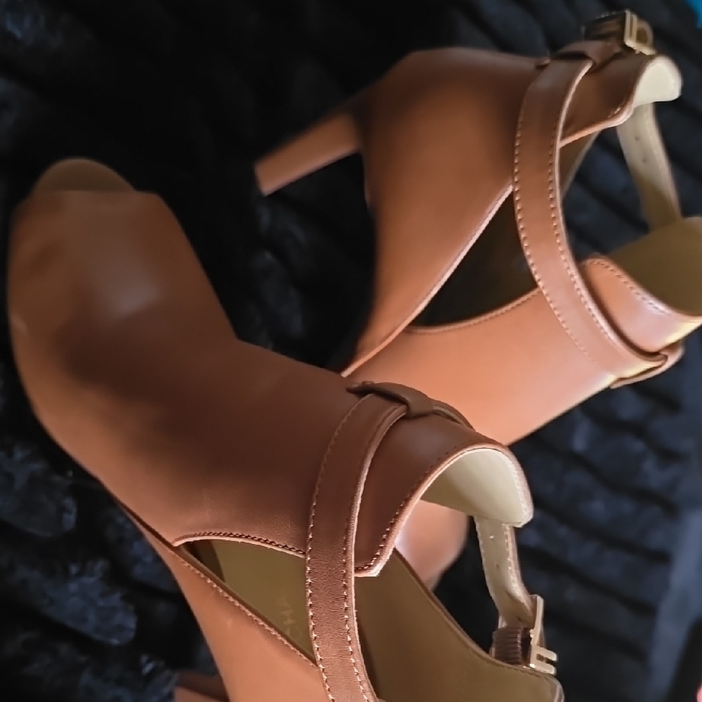 MICHAEL Michael Kors Tan High Heeled Sandals